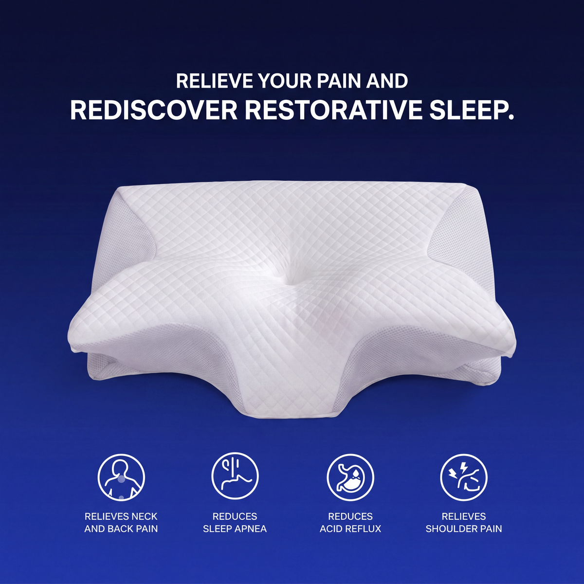 Sleepova 2.0 Pillow with Orthofoam™️ Technology